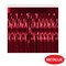 6 Pack Beistle Packaged 1-Ply Metallic Party Fringe Drape - red
